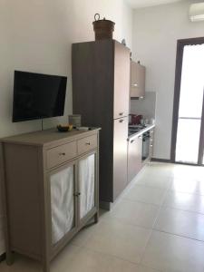 Kuchyň nebo kuchyňský kout v ubytování B&B Cinisi Mare e Monti