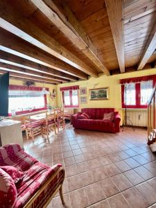 Posezení v ubytování Chalet Orchidea