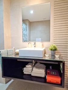 Koupelna v ubytování Apartment Praia Rocha Tower Light