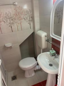 Koupelna v ubytování Apartment Plazza Rafailovici