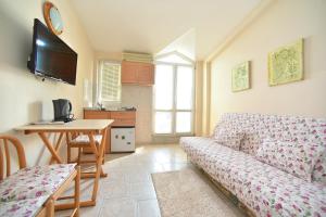 TV a/nebo společenská místnost v ubytování Apartment Plazza Rafailovici
