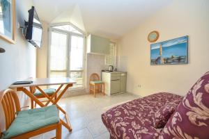 Kuchyň nebo kuchyňský kout v ubytování Apartment Plazza Rafailovici