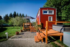 Zahrada ubytování Tiny House - Apfel