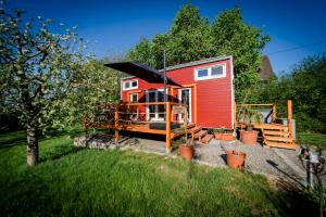 Zahrada ubytování Tiny House - Apfel