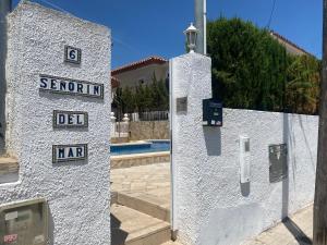 Bazén v ubytovaní Señorin del Mar alebo v jeho blízkosti