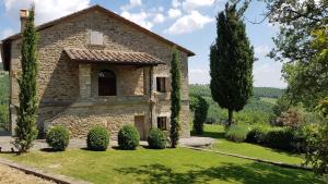 Zahrada ubytování Villa Calcina, Beautiful Tuscan Farmhouse