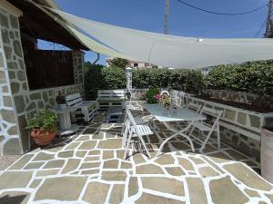 A patio or other outdoor area at Sweet Maisonette in Corfu Town