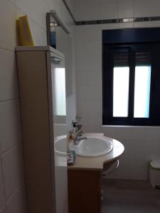 A bathroom at Cantos do Coido