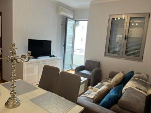 Televiisor ja/või meelelahutuskeskus majutusasutuses Apartman/stan