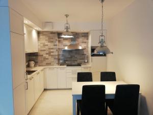 Kuchyňa alebo kuchynka v ubytovaní Apartament Dolny Sopot