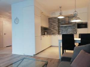 Kuchyňa alebo kuchynka v ubytovaní Apartament Dolny Sopot