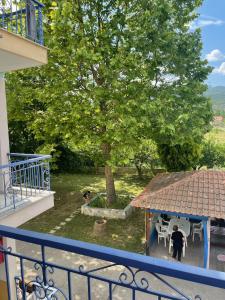 Výhled na bazén z ubytování Tsolakis Apartments nebo okolí