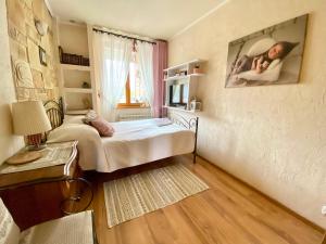 Posteľ alebo postele v izbe v ubytovaní Apartament przy Krupówkach - Laszka