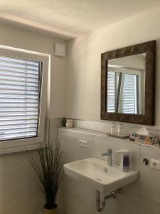 Et badeværelse på Zeitlos Bodensee