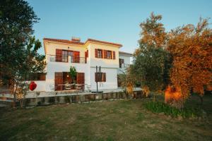 Zahrada ubytování Βίλλα Φανούλα Villa Fanoula