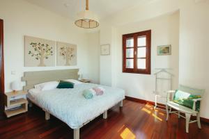 Postel nebo postele na pokoji v ubytování Βίλλα Φανούλα Villa Fanoula