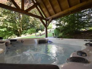 בריכת השחייה שנמצאת ב-Vintage Villa with Jacuzzi and Infrared Sauna in Ardennes או באזור