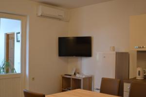 TV a/nebo společenská místnost v ubytování Apartman Martina + 21 fotografií