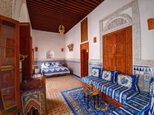 Posezení v ubytování Riad Fès Center