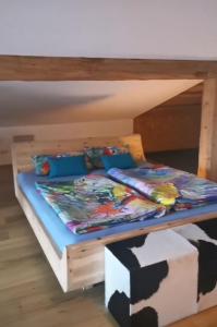 Postel nebo postele na pokoji v ubytování Ferienwohnung Viktoria