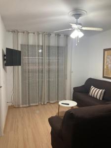 Televízia a/alebo spoločenská miestnosť v ubytovaní APARTAMENTOS SOL ANDALUZ - GOYA