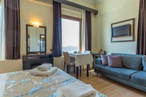 Кровать или кровати в номере Hotel Karacam