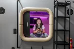 Hostia v ubytovaní Capsule Hotel Constellation 89