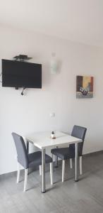 TV a/nebo společenská místnost v ubytování Apartman Nikolić 1