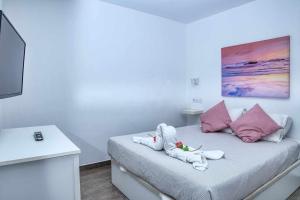Posteľ alebo postele v izbe v ubytovaní Los Molinos Luxury y Relax + 30 fotografií