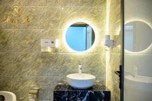 Koupelna v ubytování Khách Sạn Thiên Mỹ