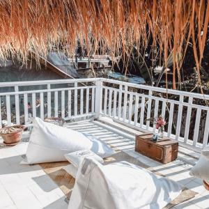 Balkón nebo terasa v ubytování Family Villa