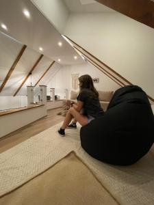 Prostor za sedenje u objektu Forest House Divcibare