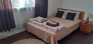 Uma cama ou camas num quarto em Villa Svalyavа