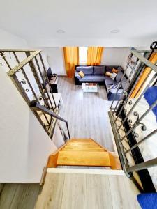 a view of a living room from the top of a building at Apartment Madison in Cavtat