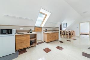 Kuchyňa alebo kuchynka v ubytovaní Hérics Apartman