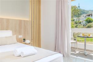 Letto o letti in una camera di Andelice Zante