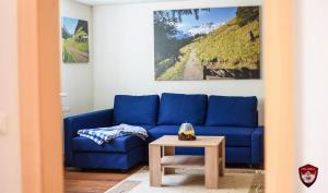 Posezení v ubytování Ferienwohnung Glusavinahüsle