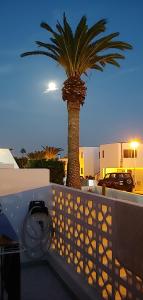 A balcony or terrace at Los Arbustos