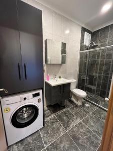 A bathroom at White House Apart