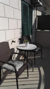 Balkón alebo terasa v ubytovaní Apartment Dalma