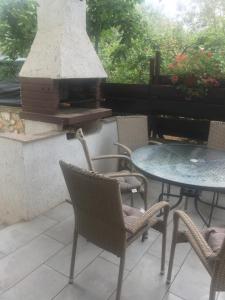 Balkón nebo terasa v ubytování Manuela