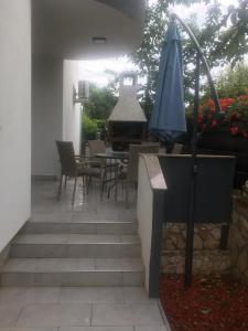Balkón nebo terasa v ubytování Manuela