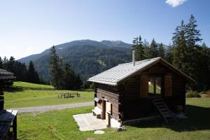 Naturlandskap nära denna chalet