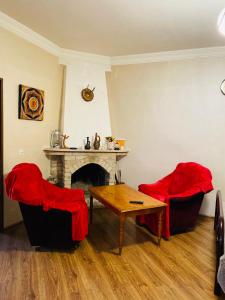 Istumisnurk majutusasutuses Guest House Khatuna