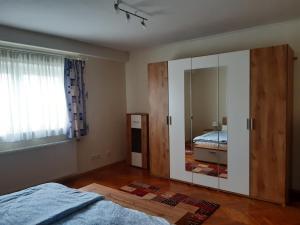 Postel nebo postele na pokoji v ubytování Ferienwohnung Haus Graf