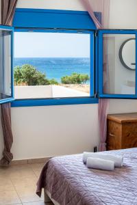 Posteľ alebo postele v izbe v ubytovaní Sea view Pine house
