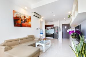 Khu vực ghế ngồi tại 3BR-ICON56-City View-Hanas Apart