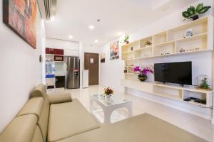 Khu vực ghế ngồi tại 3BR-ICON56-City View-Hanas Apart