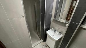 Koupelna v ubytování Apartmán Podhájska