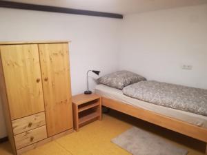 Postel nebo postele na pokoji v ubytování Ferienwohnung Martin